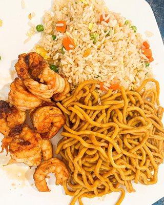 Shrimp hibachi