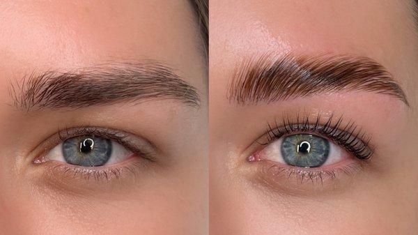 Brow Lamination + Lash Lift combo