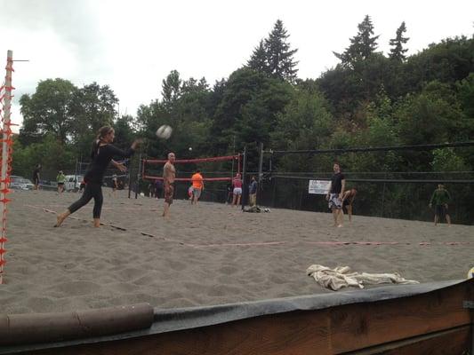 Sand volleyball!