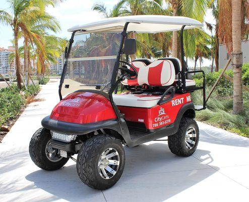 New Red GolfCart