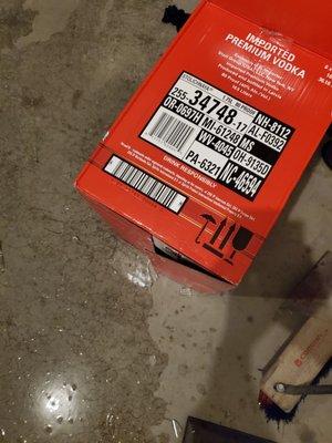 Broken bottle $23.99, owner, Alan/Allen, won't stand behind employee negligence!  He actually said I was negligent!!!  What a businessman!