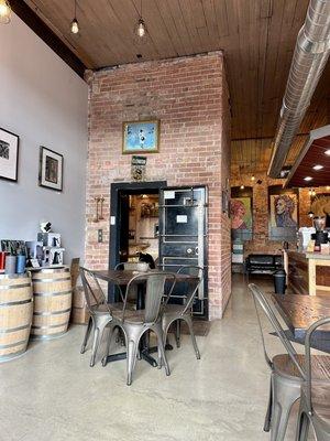 Lovely brick wall interior