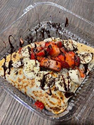 Strawberry Banana Crepe