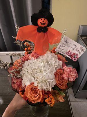 Halloween flowers