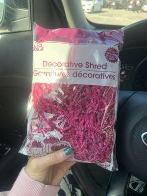 Decor shred $1.25