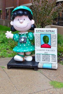 Extra! Extra! Lucy from 2002's Peanuts on Parade series, Looking for Lucy