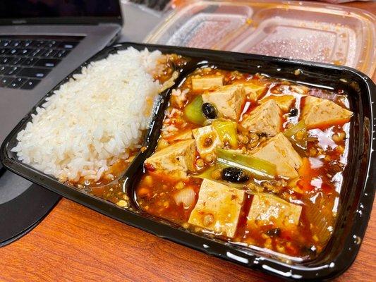 Ma Po Tofu with Minced Pork Lunch Special