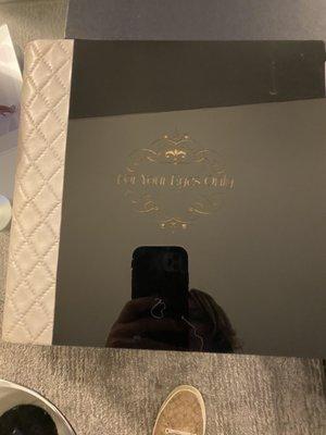 A sample photo album cover