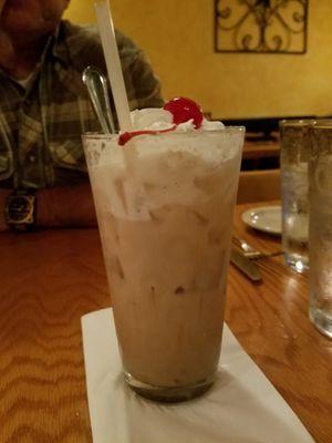 Delicious chocolate Italian soda!