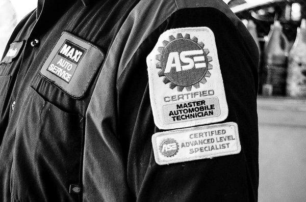 Our dedicated team of technicians are ASE certified