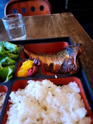 Bento with Yellowtail collar I believe. Very good special. $18.