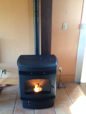 free standing pellet stove