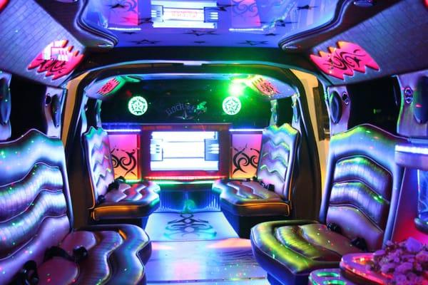 Inside of the Hummer H2