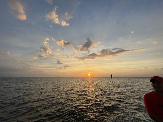 Sunset on Dolphin Cruise!