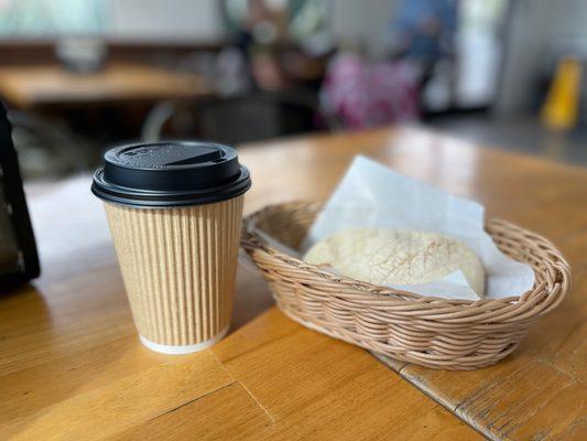 Coffee and pastry for 3.24 $ yes please