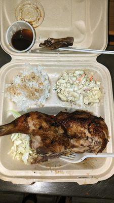 Kiawe grilled half chicken