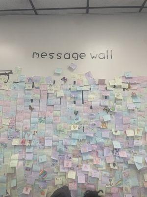 Message wall