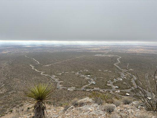 View from above the Canyon