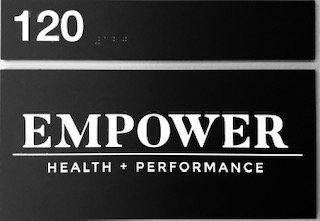 Empower Health + Performance Sign