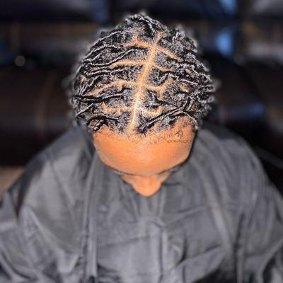 Comb Coils/Starter Locs Front