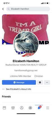 " owner " Elizabeth Hamilton, public account.