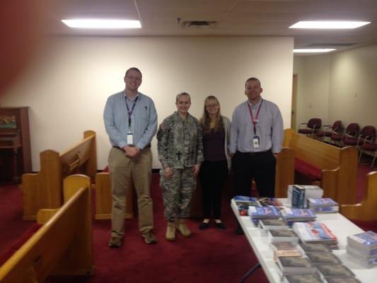 Veterans Chaplains in Chapel