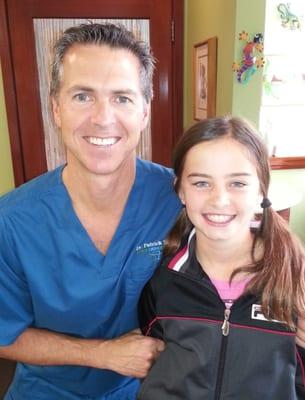 August 2013 - Dr. Stroh and Natalia show their pearly whites.  :)