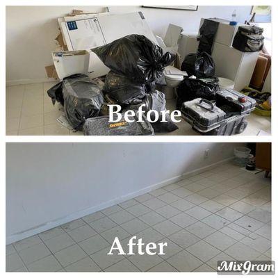 ND Junk Removal Fort Myers before after