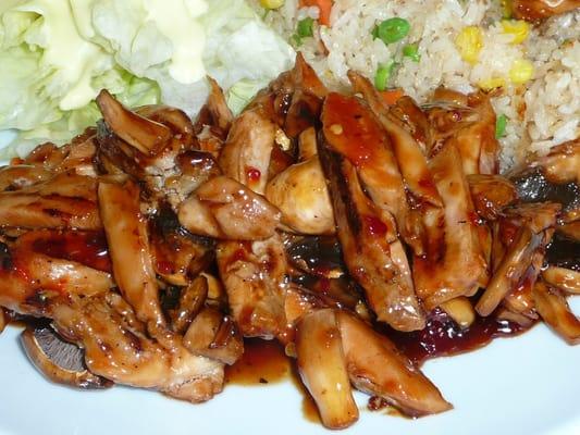 Spicy Chicken and Mushroomsat Gikan Teriyaki in Milton, WA