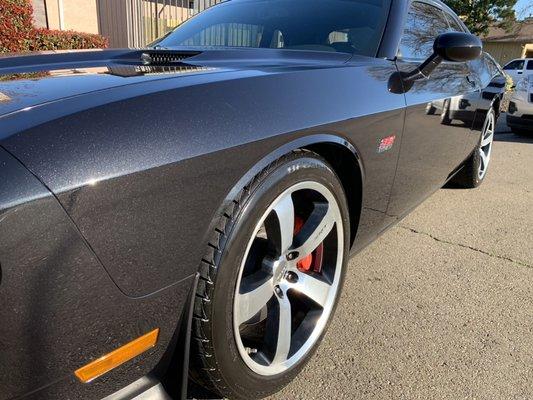 Srt8 challenger received our stage 1 exterior package followed with clutch for protection !