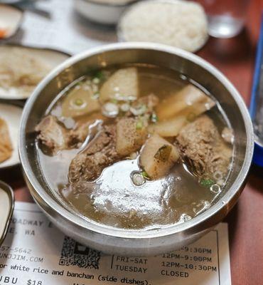 Beef Short Ribs Soup