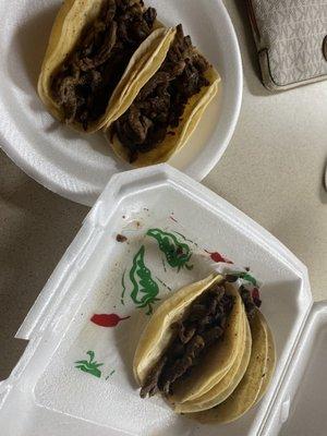 tacos with fajitas