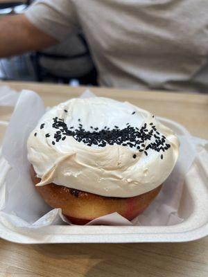 Black sesame ube muffin