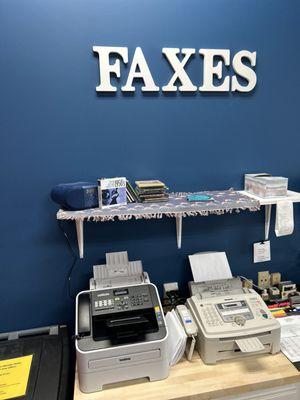 Postal Center USA Whitinsville Interior - Faxes