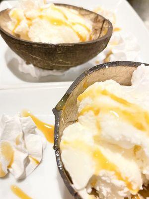 Coconut ice cream