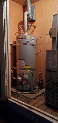 Installed 50 Gallon State insulated water heater in Los Altos Hills