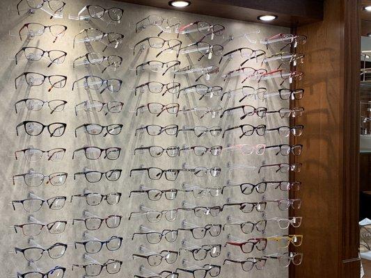 Just a few of the dozens and dozens of frames available at Westbrook Vision in Glendale AZ.