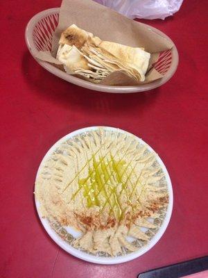 Hummus and Pita bread