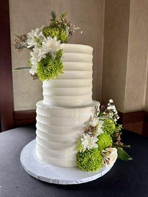 Custom wedding cake