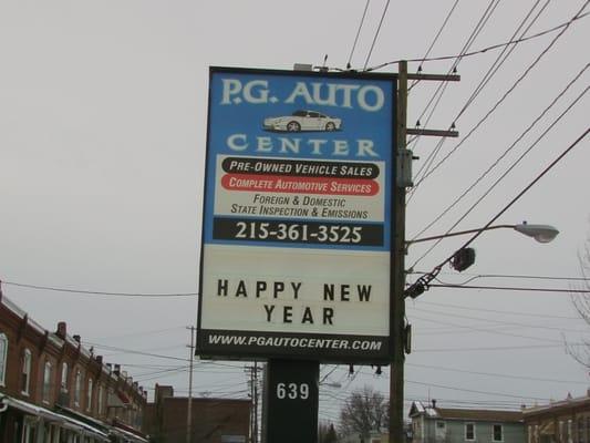 Come see us at P. G. Autocenter you will be glad you did.