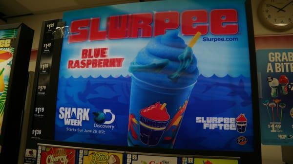 Don't remember when I last had a Slurpee. Hee, hee