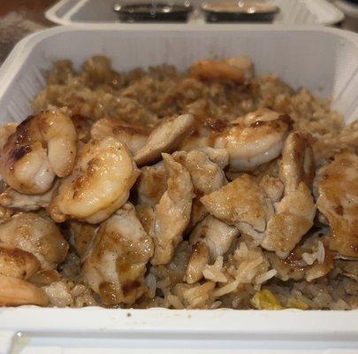 Hibachi Chicken & Shrimp