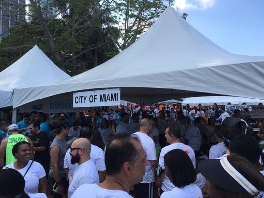 Team City of Miami 2016 - Race Tent