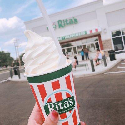 Try custard here in Rita's!