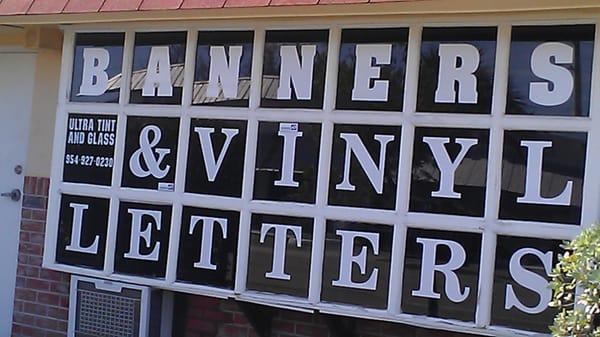 Store Front - Vinyl Letters