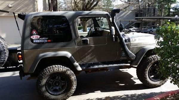 My 2005 TJ with its snorkel