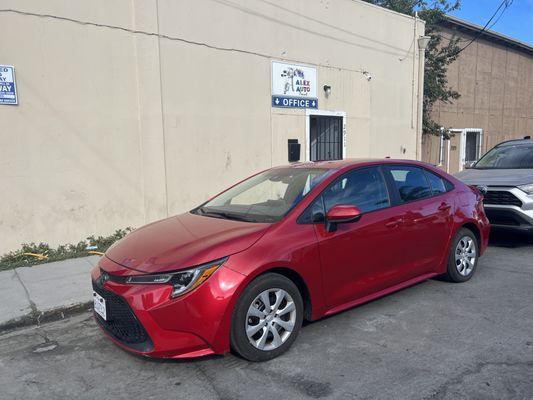 Toyota front Bumper paint