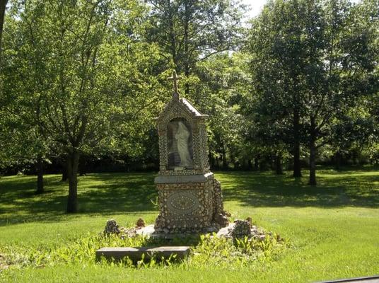 Small stone prayer grotto