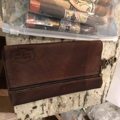 Hand made travel cigar case