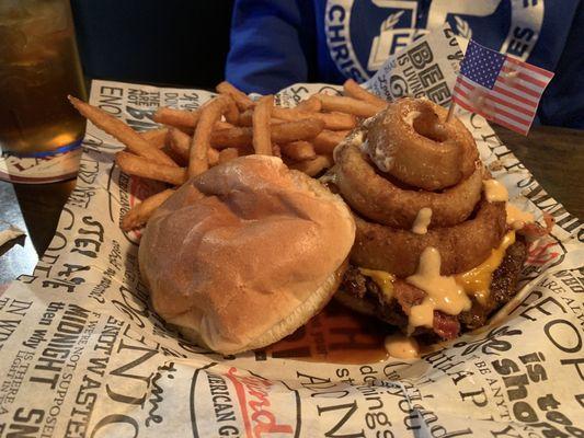 4th of July burger